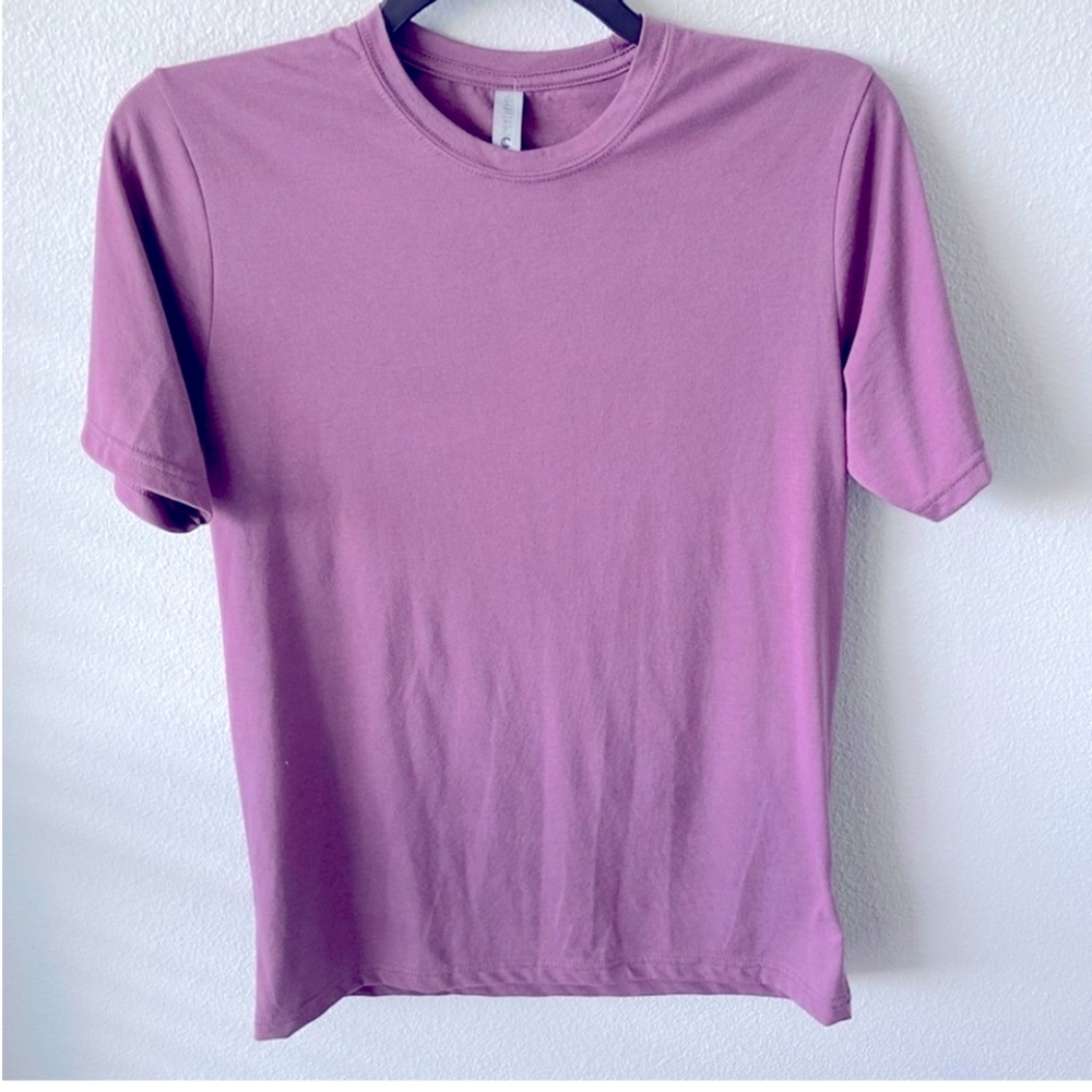NWOT Next Level Apparel Purple Short Sleeve Tee